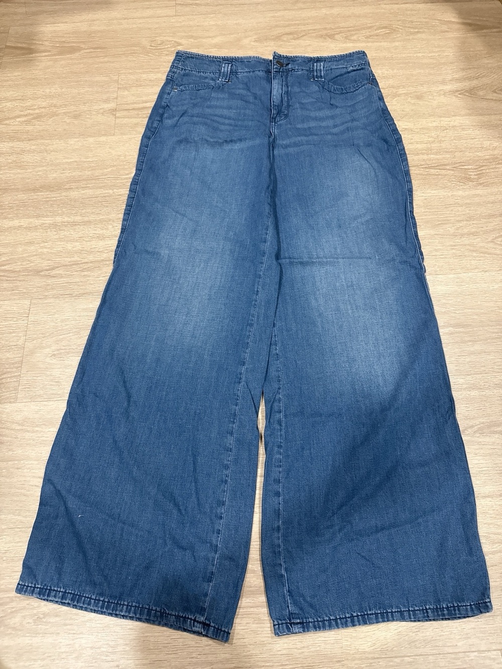 NYDL Teresa Wide Leg High-Rise Women’s Jeans - Blue